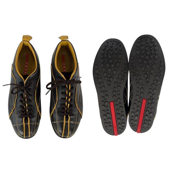 Prada Leather Sneakers - Picture 5 of 7
